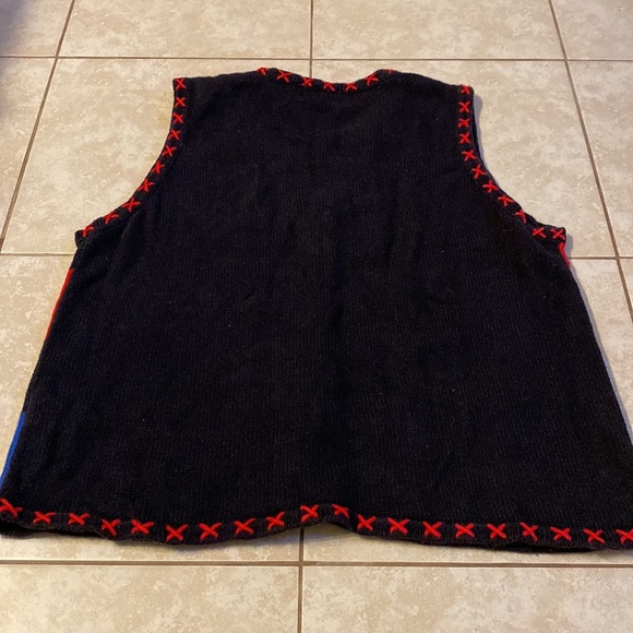 Basic Editions Holiday women's Christmas vest XL. Multicolored. - Picture 13 of 16